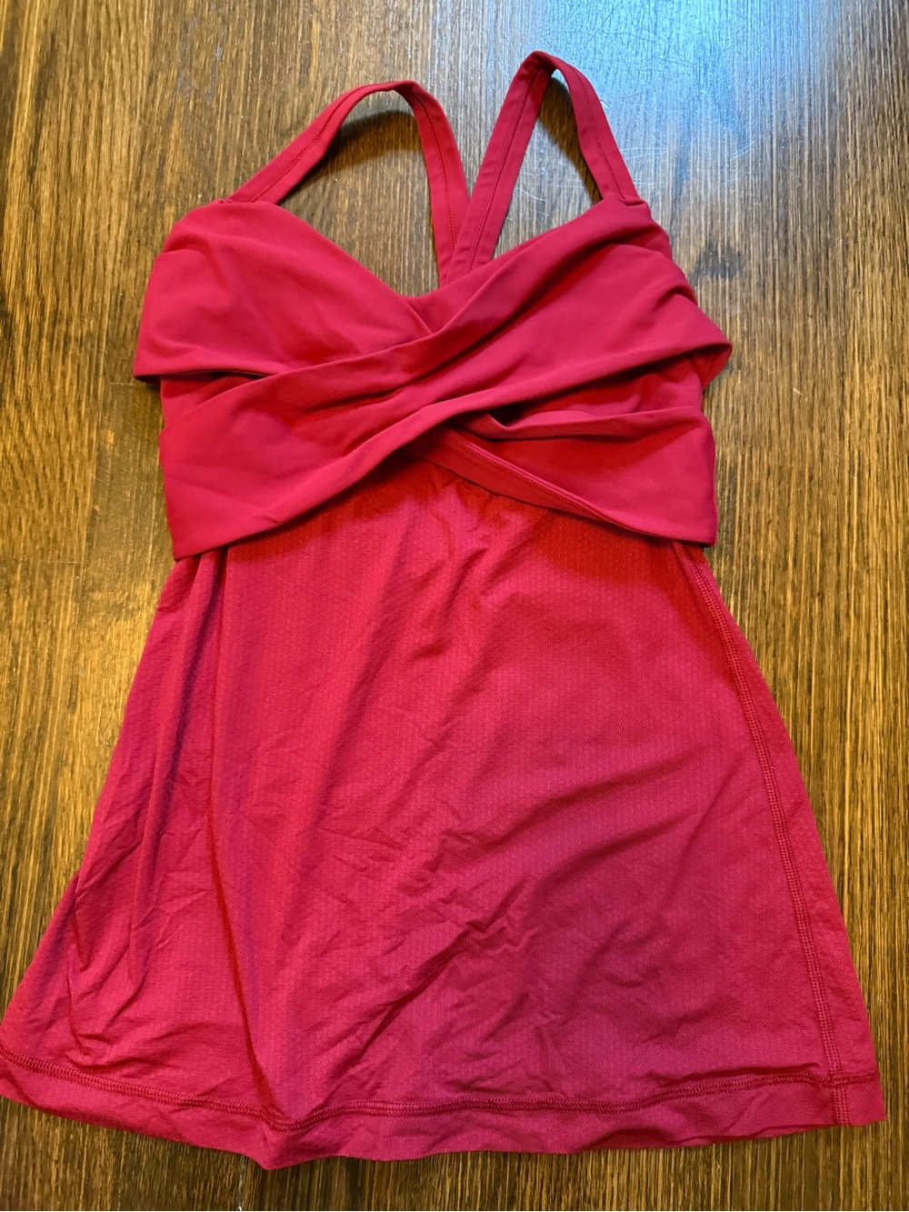 lululemon athletica Red Twist-Front Tank Top